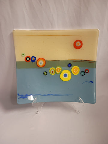 Fused Glass Plate