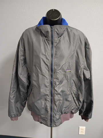 VTG Patagonia Women's Windbreaker Sz L - Gray