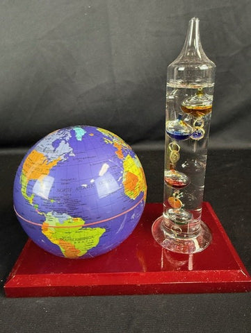 Galileo Thermometer & Globe