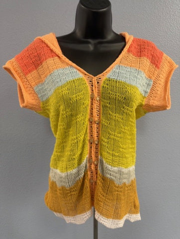 NWT Anthropologie Hooded Knit Cardigan