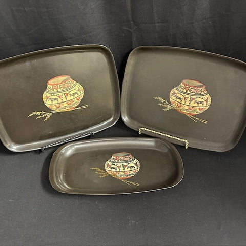 VTG Couroc Tray Set