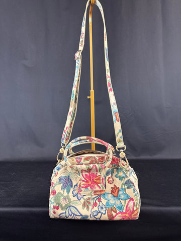 HOBO Women's Sheila Top Zip Leather Botanical Handbag
