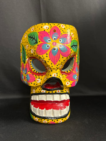 Guatemalan Day of the Dead Wooden Handcarved Mask