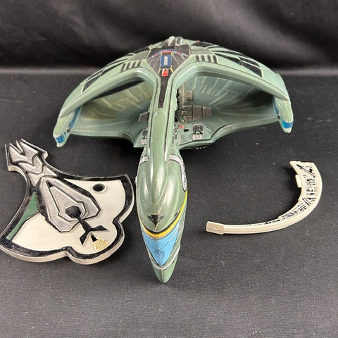 1993 Playmates Star Trek Romulan Warbird Complete Model
