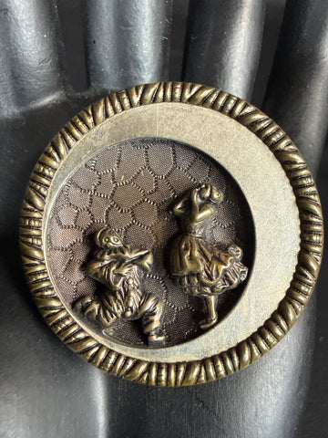 VTG Victorian Pagliacci Opera Picture Button