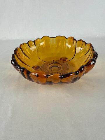 VTG Indiana Colony Footed Sunflower Serving Bowl