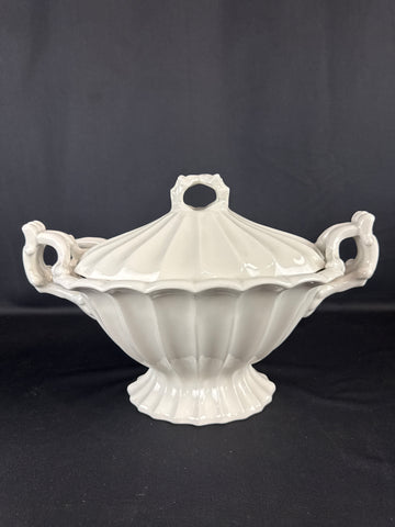 MCM Red Cliff American Ironstone Tureen With Ladle