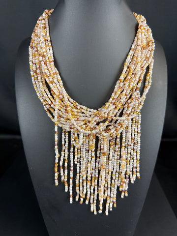 VTG. Esmor Beaded Chandelier Necklace