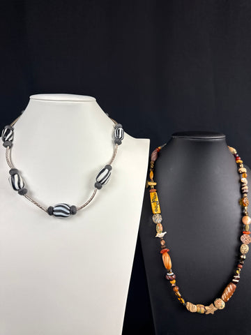 Duo African /Asian Necklaces
