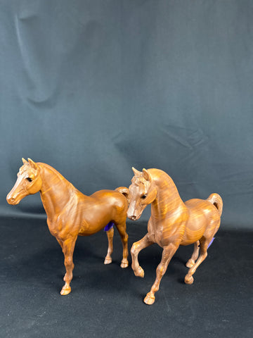 VTG Breyer Models Arabian Stallion & Man O War