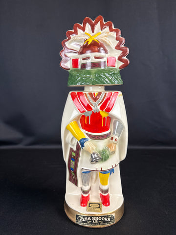 VTG 1971 Ezra Brooks Hopi Kachina Whiskey Decanter
