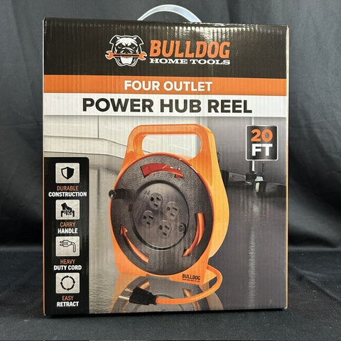 Bull Dog Four Outlet Power Hub Reel