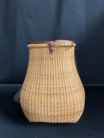 Nantucket Style Creel Basket Backpack