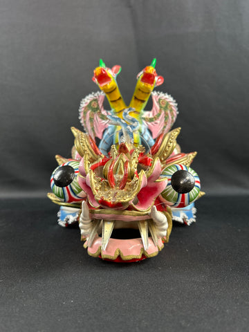 Traditional Devil Dance Mask from Bolivia