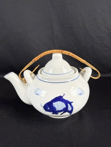 VTG Asian Koi Fish TEapot