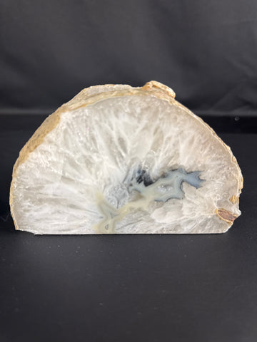 Polished Agate Candle Holder