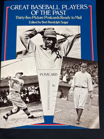 Great Baseball Players of the Past Postcard Book
