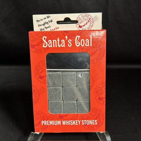 Santa's Coal Whiskey Stones