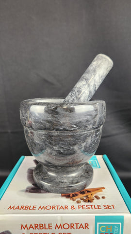 NIB Marble mortar & pestle set
