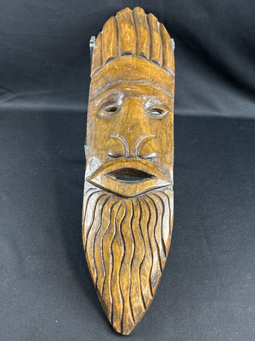 Hand Carved Wood Tribal Mask African Style