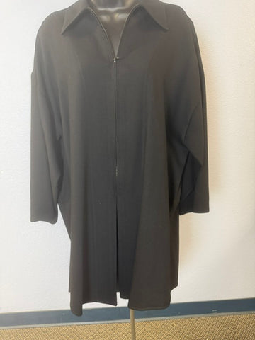 Mary DeAngelis 100% Wool Shacket Coat L