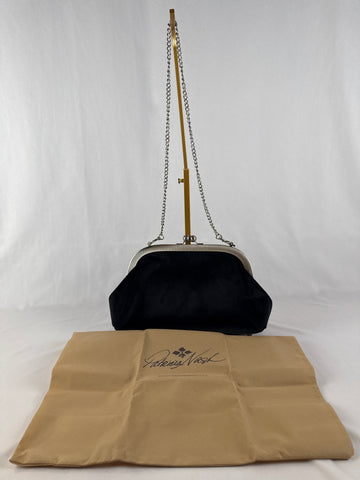 NWT Patricia Nash Mia Black Velvet Evening Bag