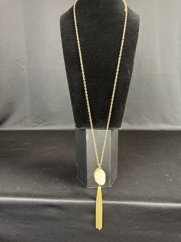 Druzy Quartz Statement Necklace