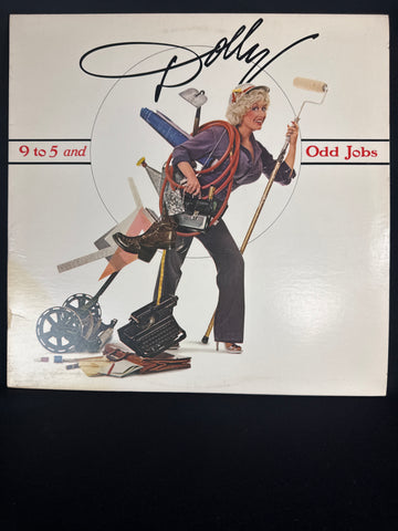 VTG Dolly Parton 9 to 5 and Odd Jobs Vinyl LP Record