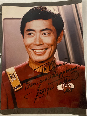 VTG George Takei Star Trek Signed Photograph