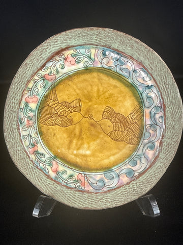 Shoko Teruyama Studio Pottery Plate, Model 3108