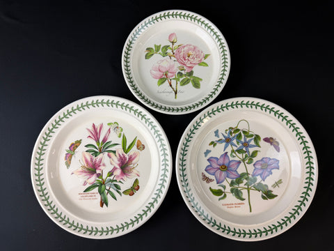 Portmeirion Botanic Dinner plates (2) and one salad