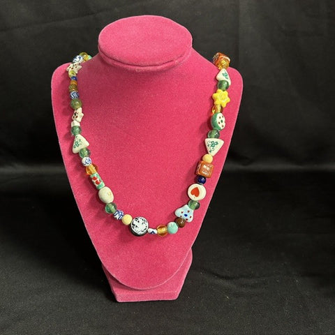 Child's Glass Bead Necklace