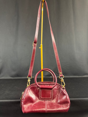 HOBO Women's Sheila Top Zip Leather Merlot Handbag