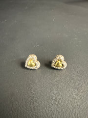 Vtg. Brighton Heart Marci Earrings