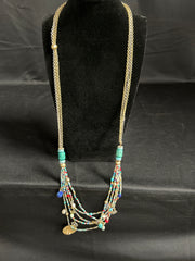 Chico's Multi Strand Beaded Necklace