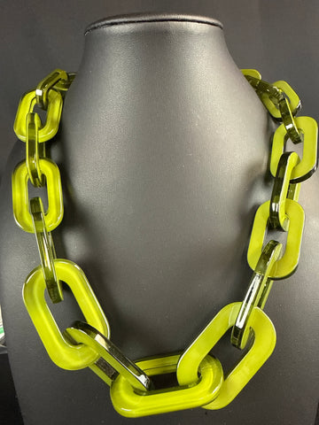 Chunky Acrylic Chain Necklace