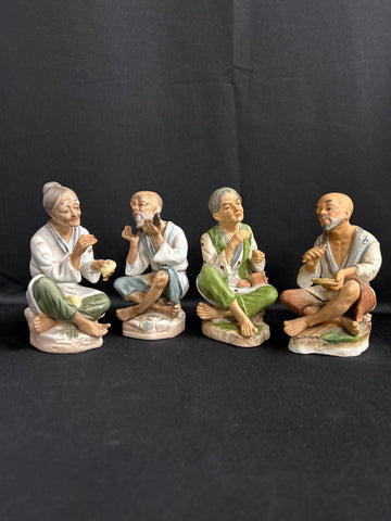 VTG 50's Homeco Asian Two Couples (4) Figurines