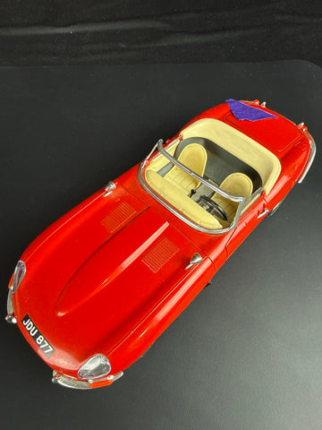 Jaguar 1961 Red Scale Model Convertible