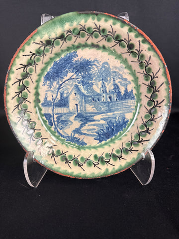 Capelo Guanajuato Mexico Pottery Village Scene Hanging Plate