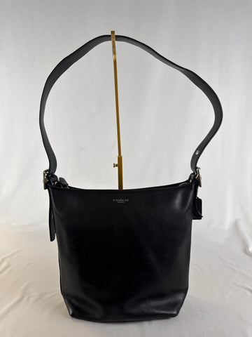Black COACH hobo bag