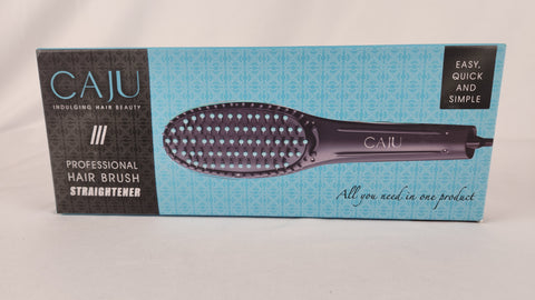 NIB Caju Professional Hair Brush Straightener