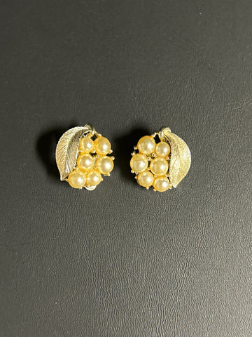 Vintage Listner Faux-pearl Earings