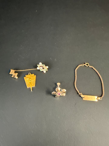 Miscellaneous 10K. Gold Jewelry