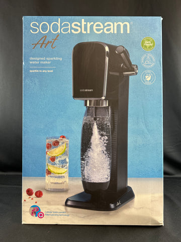NIB SodaStream Art Sparkling Water Black