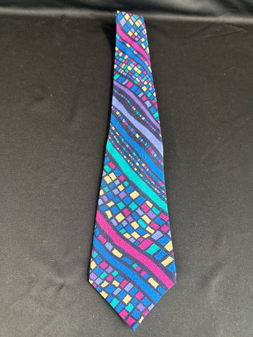 Vintage Neiman Marcus Missoni Cravatte 100% Silk Tie