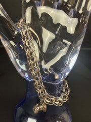 VTG. Sterling Silver Double Link Bracelet