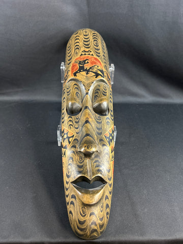 Indonesia Hand Carved Wooden Tribal Mask