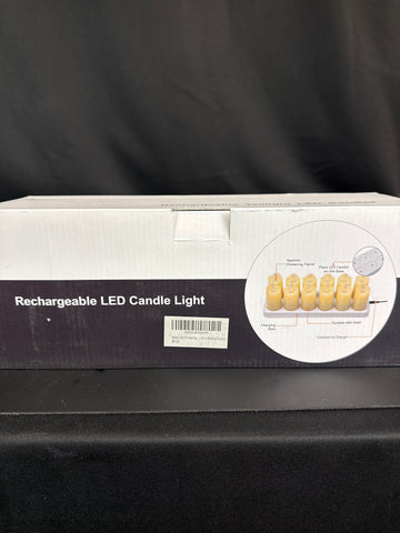 12 Rechargeable Tealight LED Candles