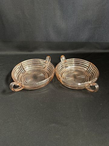 VTG Pink Depression Glass Dishes