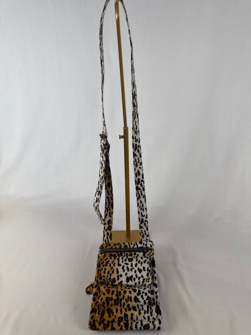 Chico's animal print cell phone/passport bag